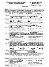 Đề thi giữa học kì II môn vật lí 11 thời gian thi  45 phút trường THPT Nguyễn Du